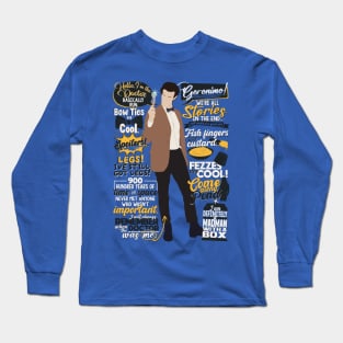 11th Doctor Quotes Long Sleeve T-Shirt